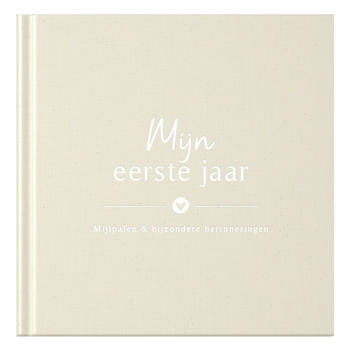 Fyllbooks Libro para bebé Mi primer año - Lino Beige