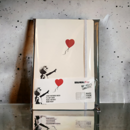 Banksy A5 Soft-Touch Notitieboekje - Meisje met rode ballon