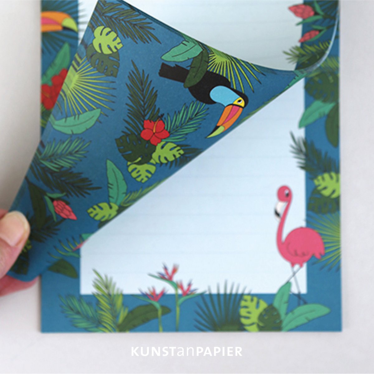 Briefpapier-Set Block und Umschläge Fiona