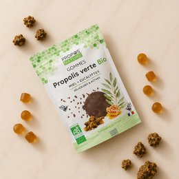 PROPOLIS, HONING & BIOLOGISCHE EUCALYPTUS GOMMEN - KEELPIJN - 45G