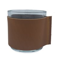 Teholder læder XL cognac