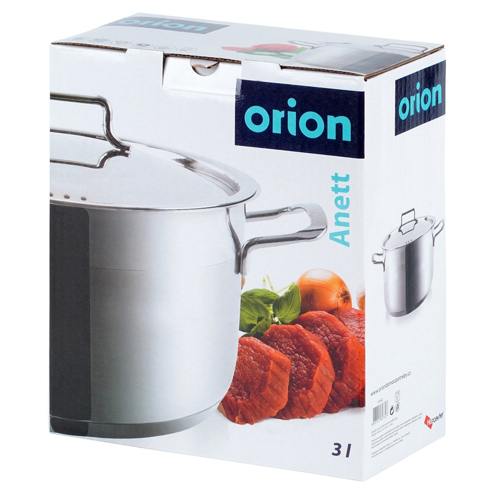 Pot Steel with Lid ANETT 20 cm, 3 l