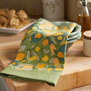 Green yellow fruit cloth
