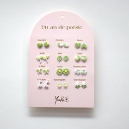 Offer of 20 poetic earrings cards