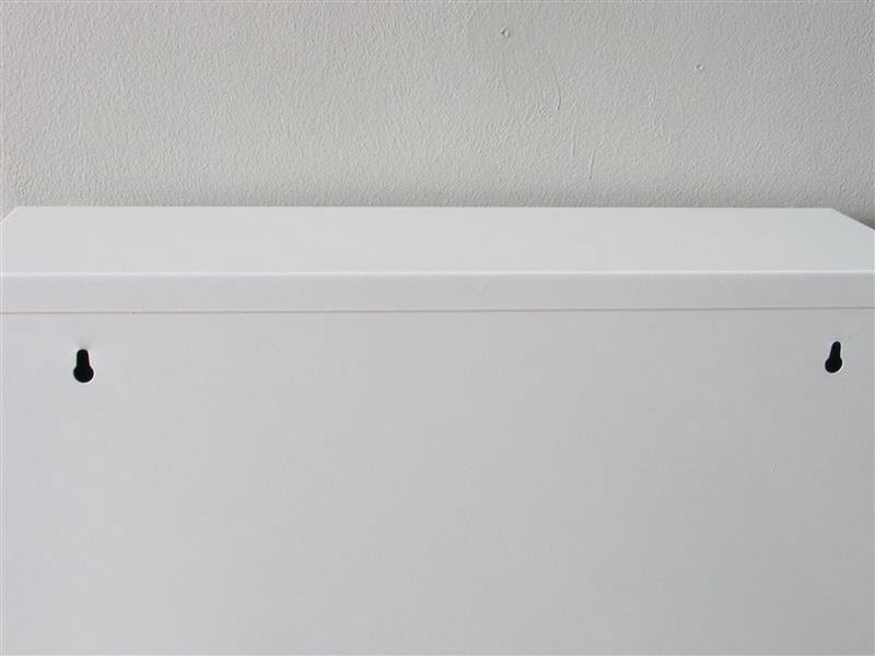 Naturn Living Metal shoe cabinet 6 - doors - set of 2 | 108 x 103 x 17 cm | Functional and compact shoe cabinet for stylish storage of your shoe collection | Shoe rack | Matte white