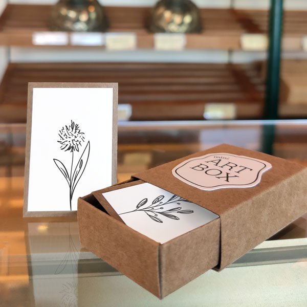 DIY Mini Art – Flowers (4 pcs)