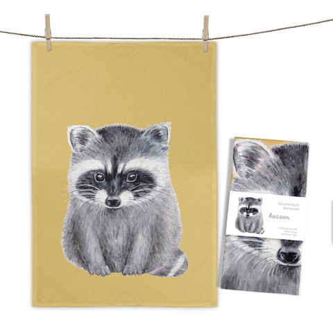 Geschirrtuch Racoon