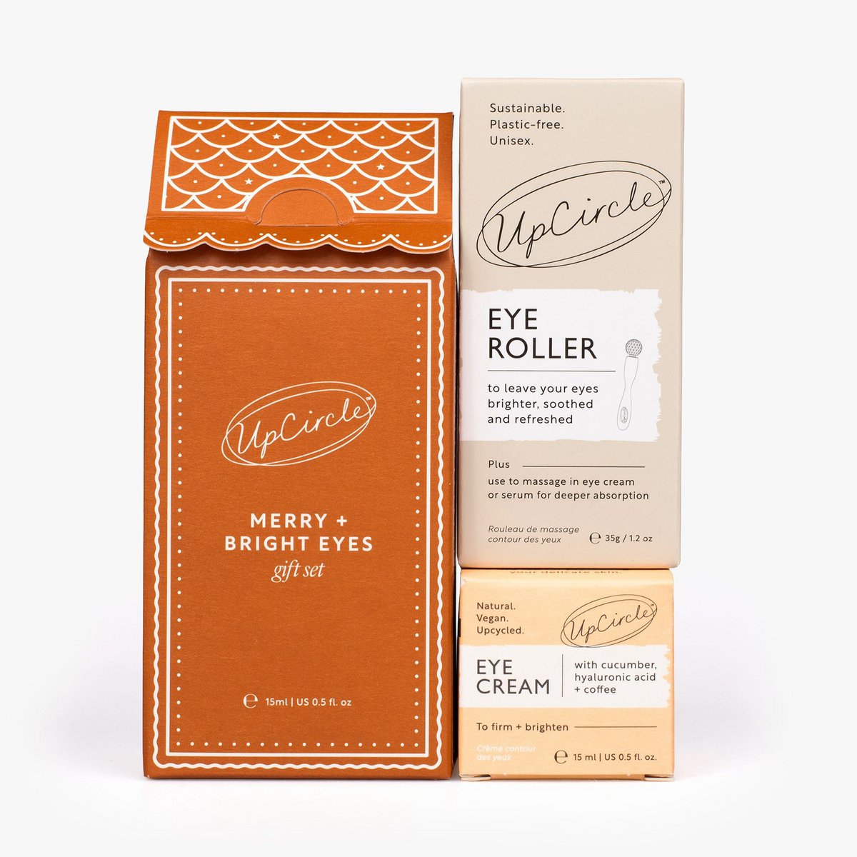 Set regalo ecologico di pan di zenzero vegano Merry + Bright Eyes