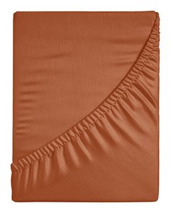 100% Cotton Satin Fitted Sheet Indian Spice