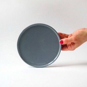 Plate / lid 16 cm - fjord blue