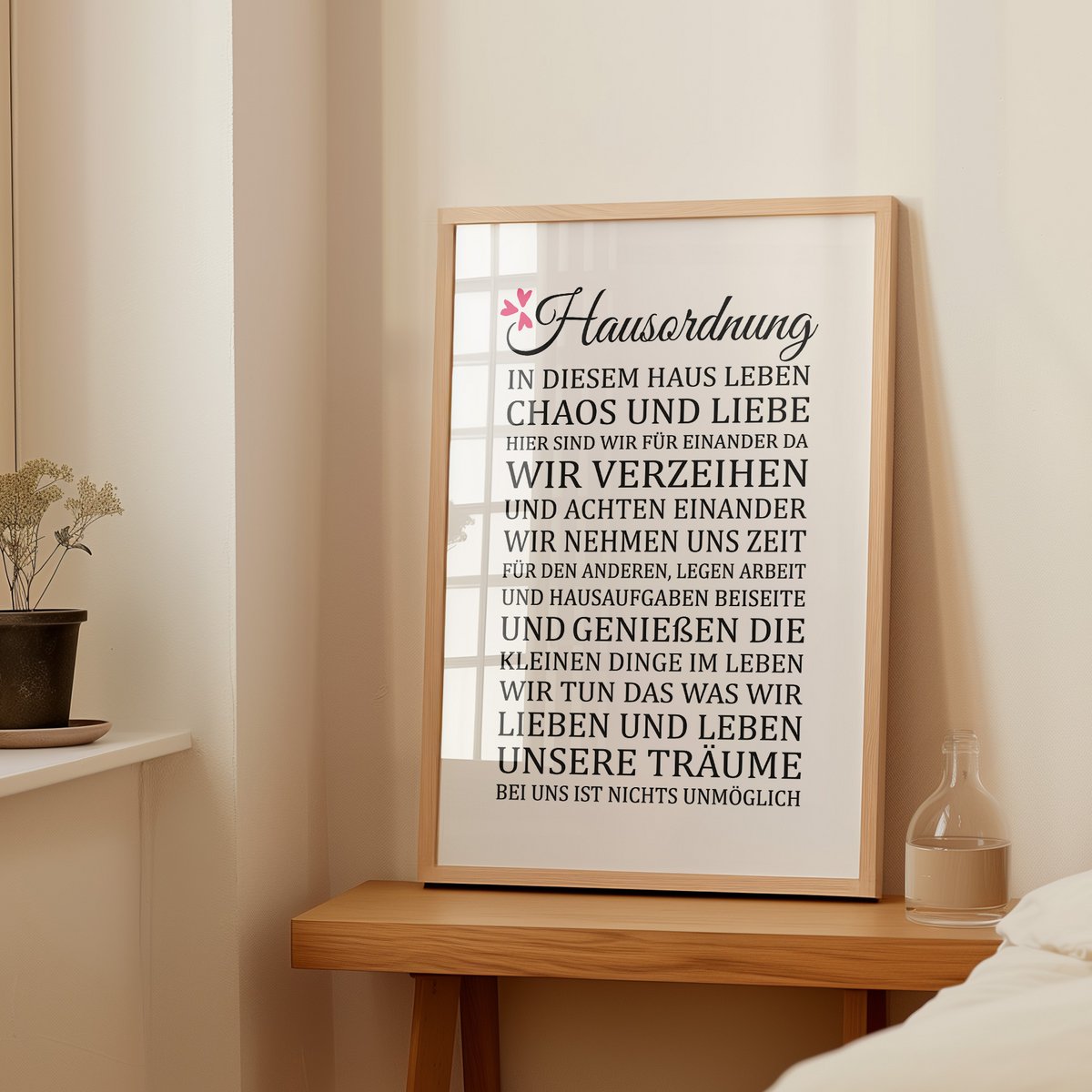 Poster: Hausordnung