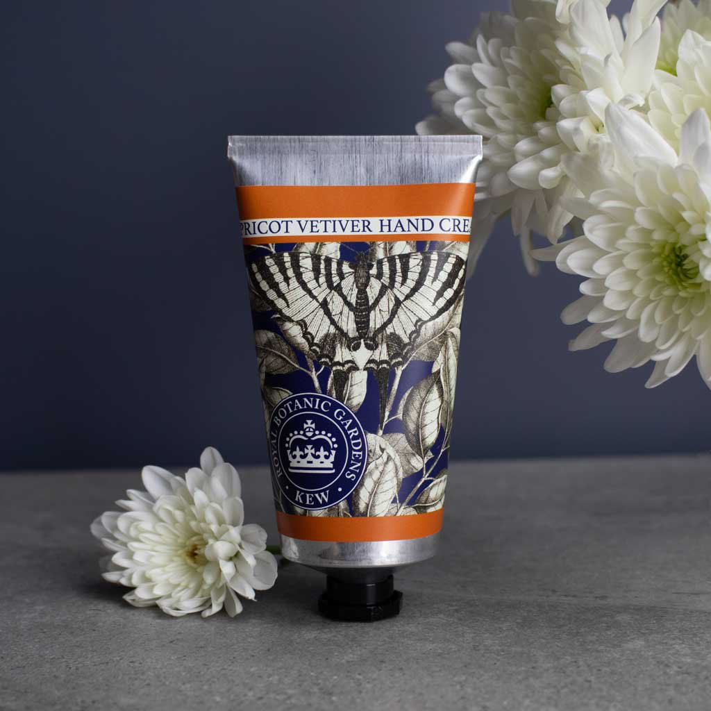 KEW RBG Hand Cream 75ml - Apricot & Vetiver