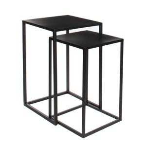 Side table set Goa Black