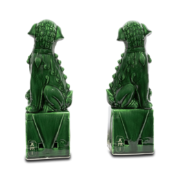 green fu dog set