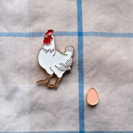 Enamel Pin "Chicken & Egg"