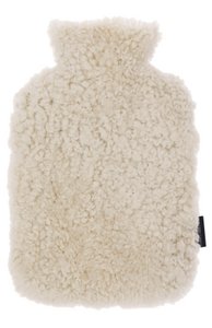 Warm water bottle sheepskin_Beige Moonlight