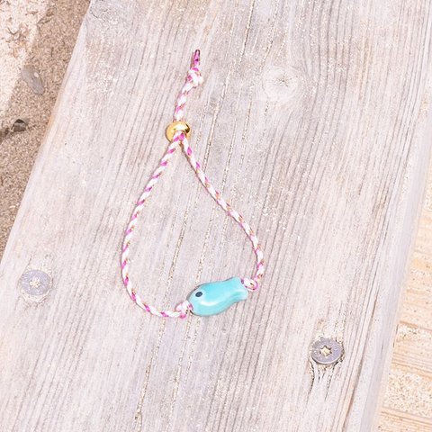 Armband Fisch blau