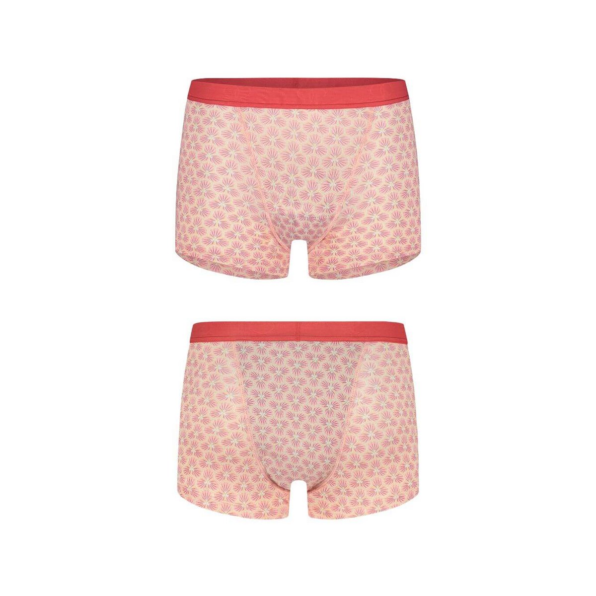 Menstruationshose Boyshort Mädchen – starke Absorption (schwarz, rosa Aufdruck)