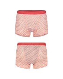 Menstruationshose Boyshort Mädchen – starke Absorption (schwarz, rosa Aufdruck)