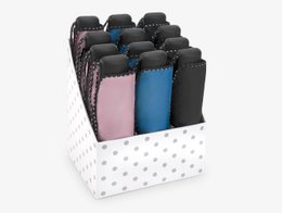 Flat Manual Folding Umbrella "Spirit" | Light | With exhibitor | C-Collection