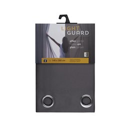 Light Guard ready -made curtain - Lightly transmitting - Length adjustable - with rings - 140x280cm