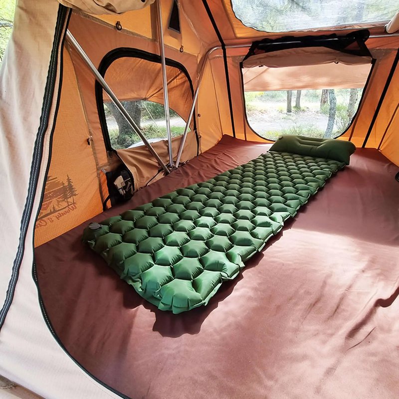 Inflatable Roof Tent Camping Mattress - Comfort & Space Saving