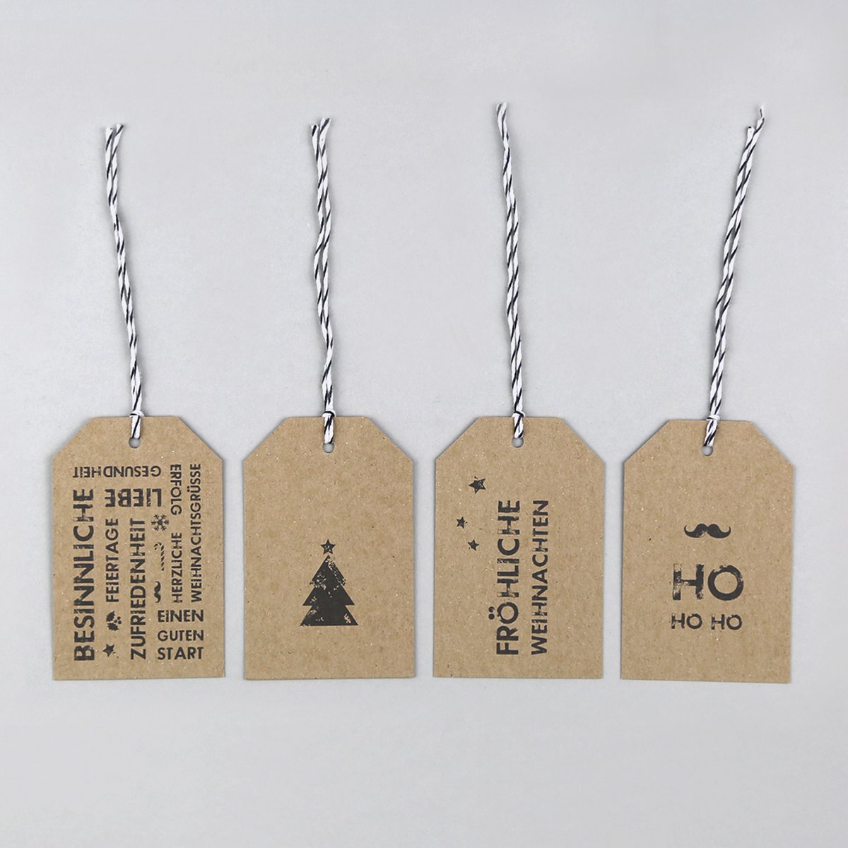4 x Geschenkanhänger Steven