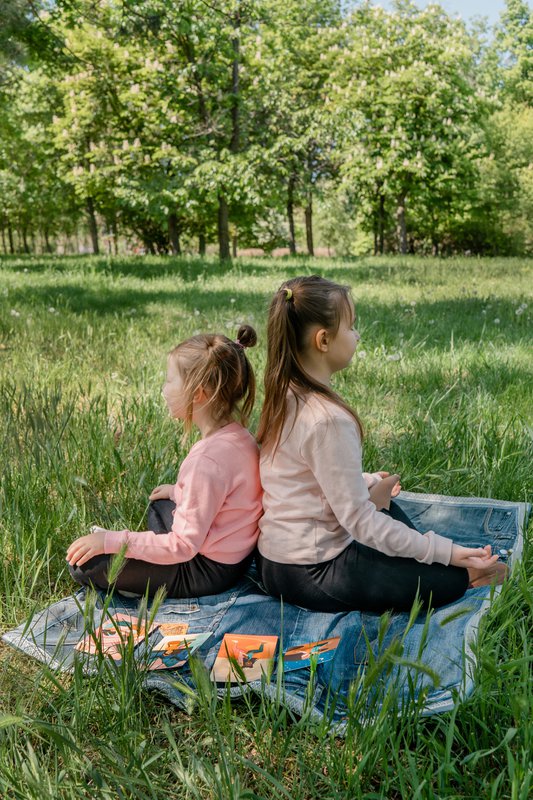 Partner yogakort til børn - julegave