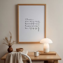 Poster: There are so many beautiful reasons to be happy