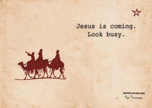 Kaartje - Jesus is coming