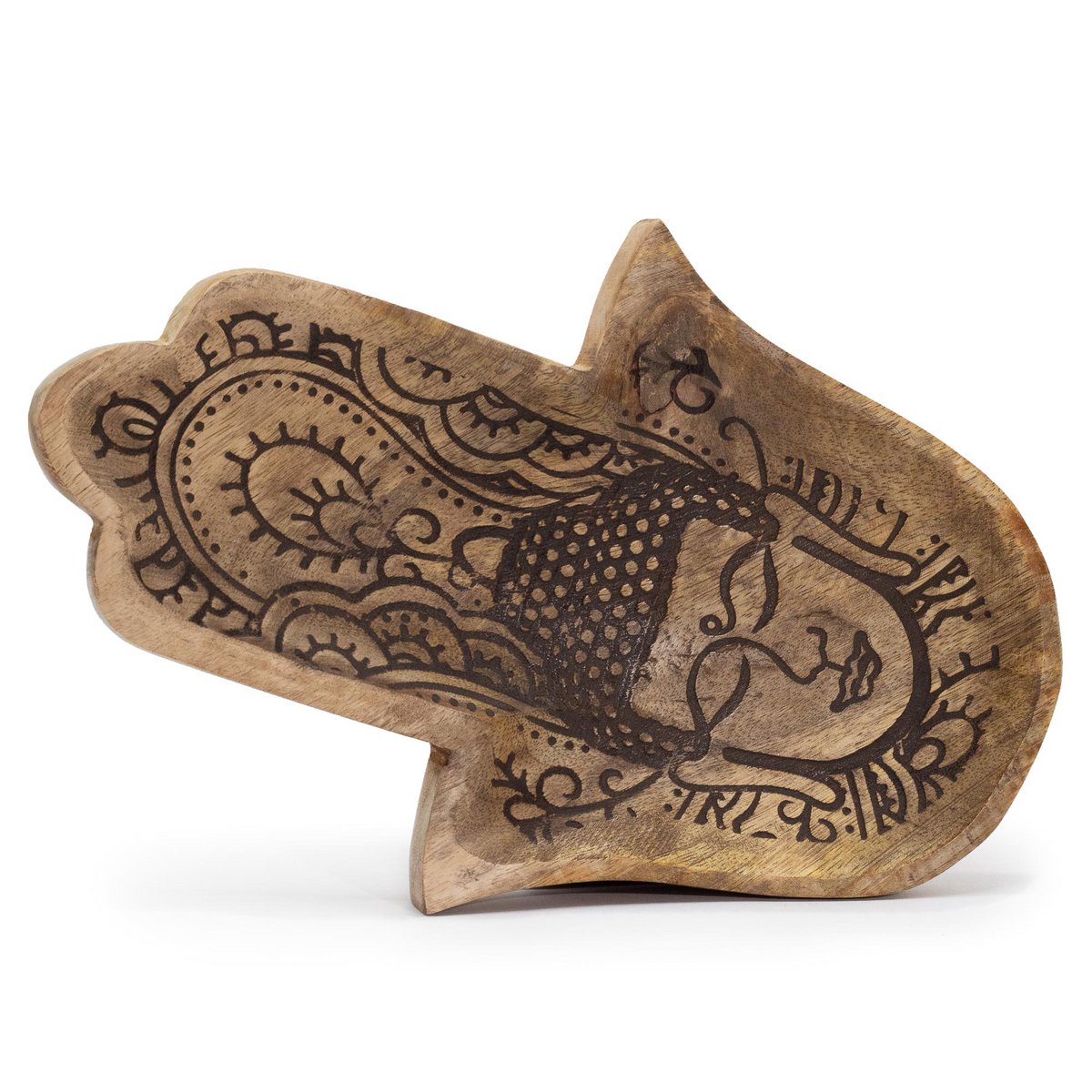 Wholesale Wooden Boxes and Trays with Buddha & Hamsa Design