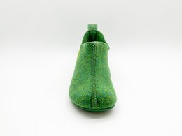 thies 1856 ® Kids PET Slipper Boot vegan green