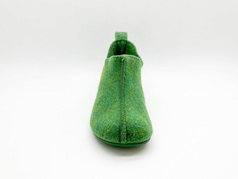 thies 1856 ® Kids PET Slipper Boot vegan green