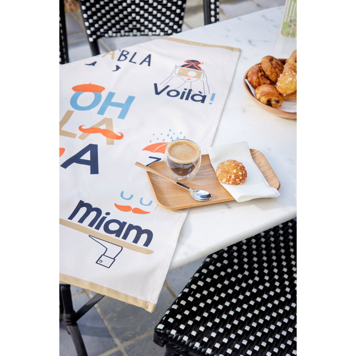 Tea Towel Onomatopées