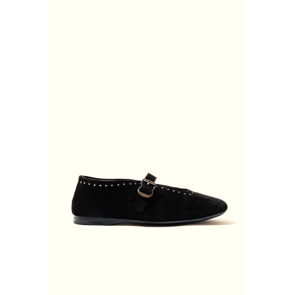 MERCHE BLACK – Ballerinas mit Nieten