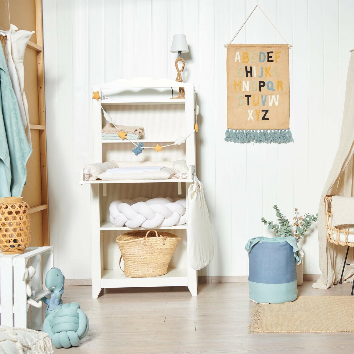 Mint Storage basket Dino 45 cm
