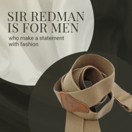 Sir Redman Bretels Y-Model - Lichtbruin