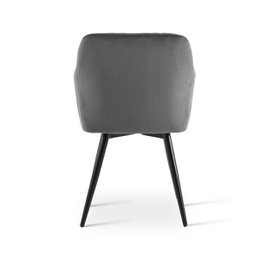Frazer Diamond Armchair [Set of 2] [Velvet] [360-degree Swivel Base]