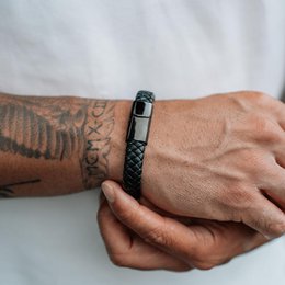 Læderarmbånd "stabil"