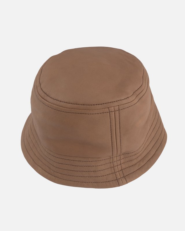 Keller │ Classic Leather Bucket Hat