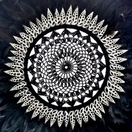 JUJUHAT MACRAME, schwarz - 50 cm