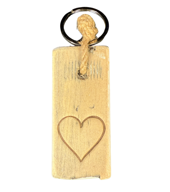 keyhanger old dutch flat HEART