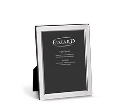 EDZARD set of 2 photo frames Salerno for photo 10 x 15 cm, noble silver-plated, tarnish-proof