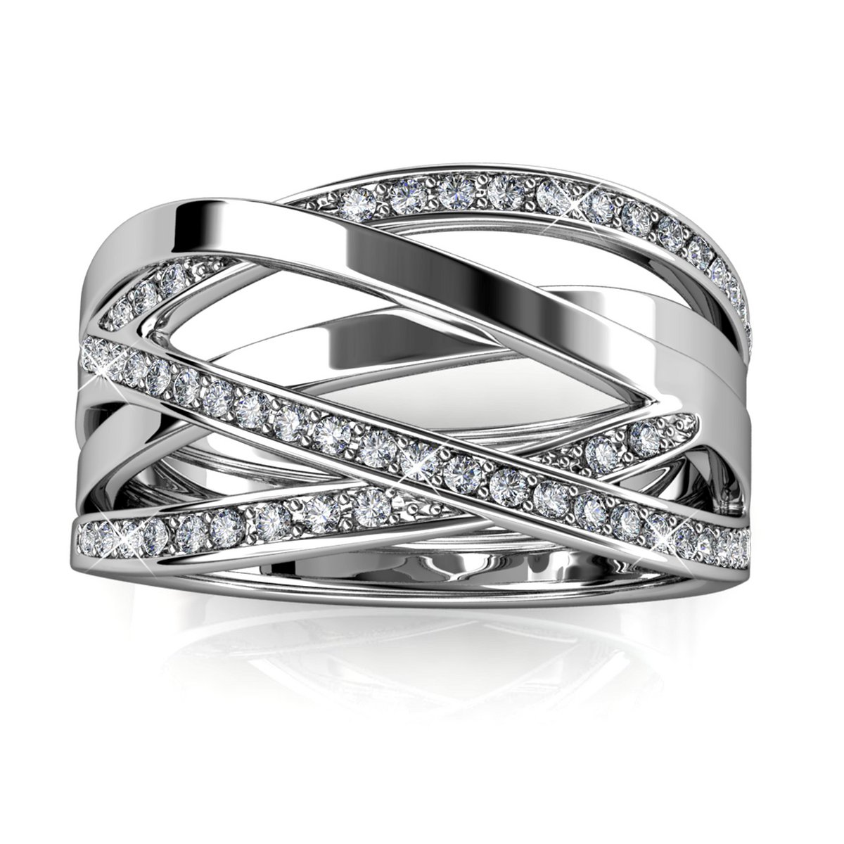 Pack Descubrimiento 5 Anillos Color Plata