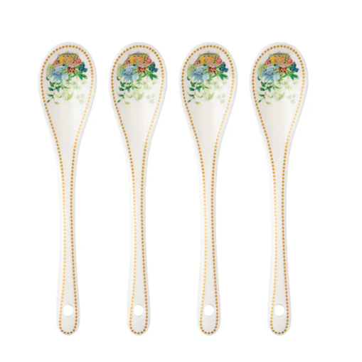 MM&W JARDIN Teaspoon 4-pcs set, Orchid white, giftbox