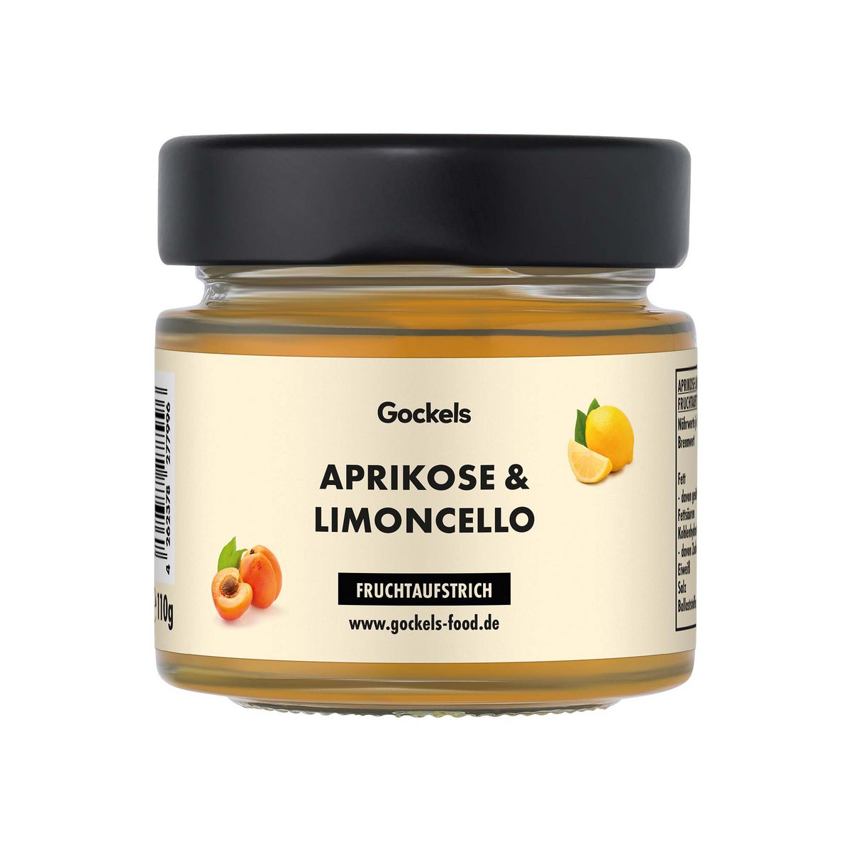 Apricot y fruta de Lemoncello - Drenado soleado en el vaso!