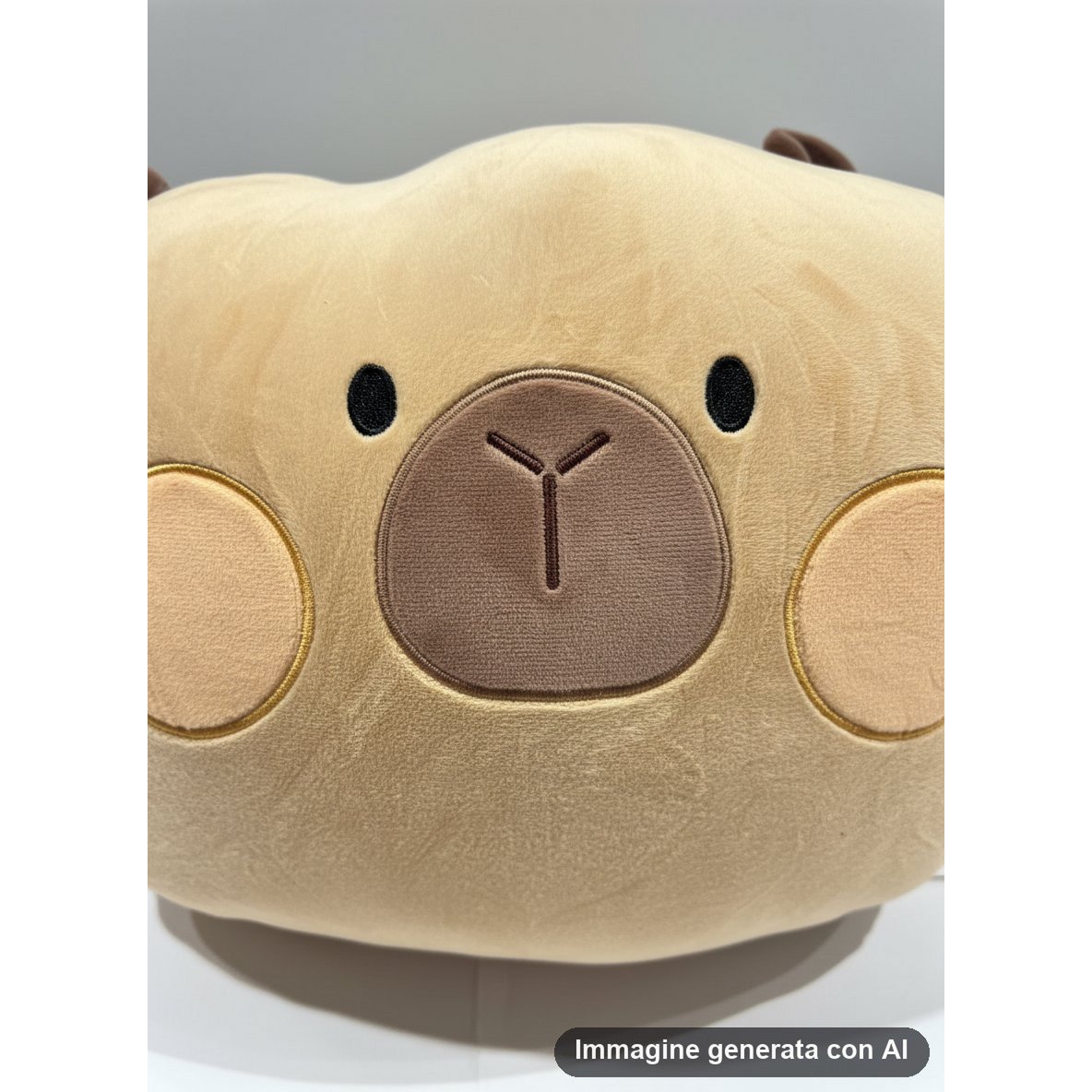 Capybara-förmiges Kissen – Kawaii-Tierkissen