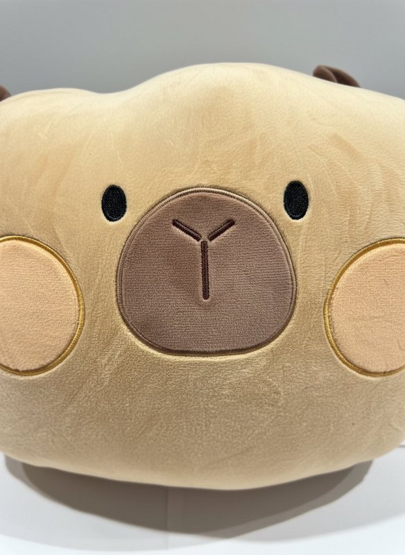 Capybaraformet pude - Kawaii Dyrepude