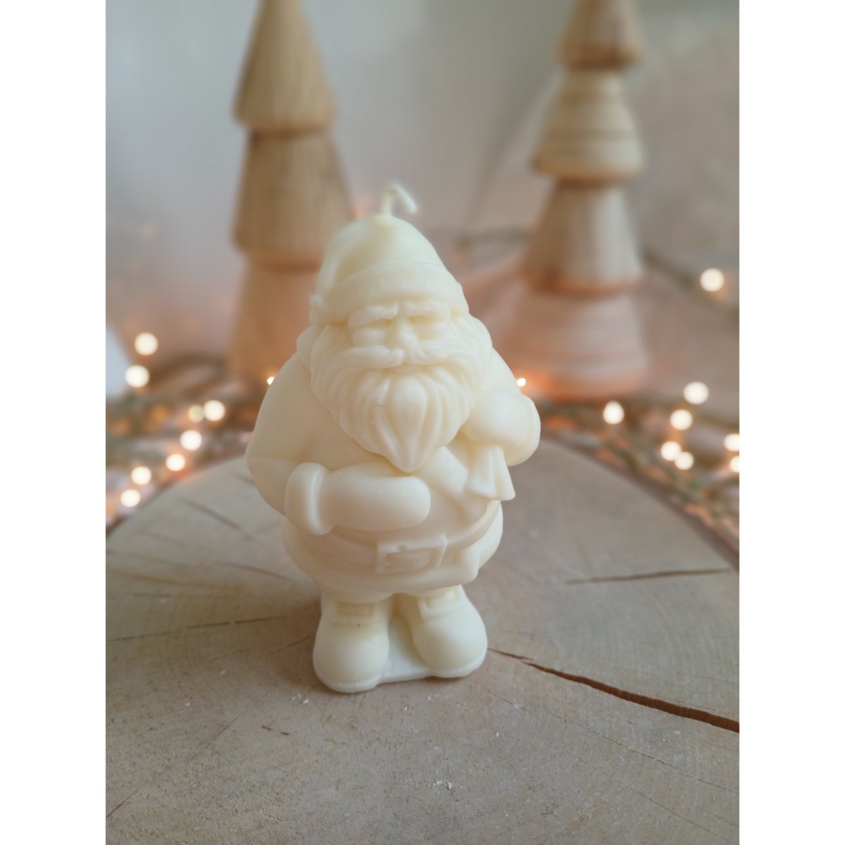 Weihnachtsmann-Kerze