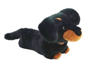 One Love Knuffel - Teckel Pumpkin Zwart En Bruin